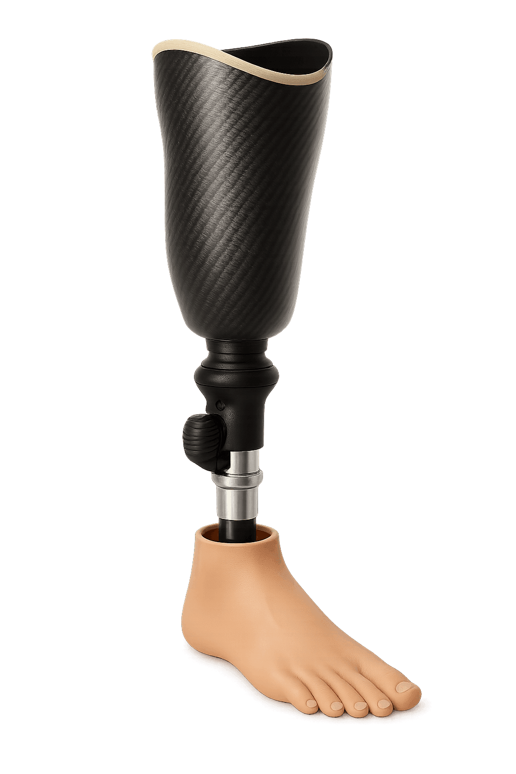 Blauzdos (žemiau kelio) protezai su vakuuminio tvirtinimo sistema